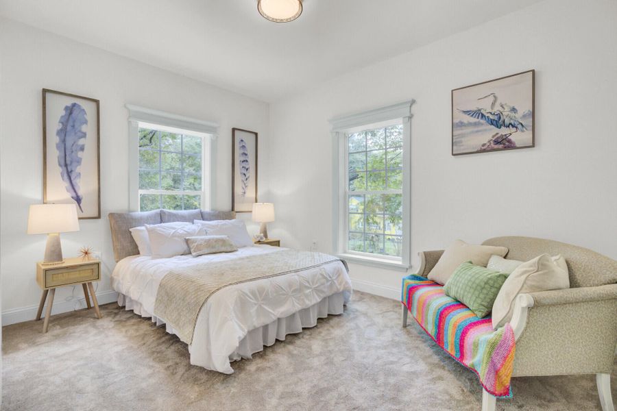 Furnished interior view inside a new home in , Charleston (Image 9).