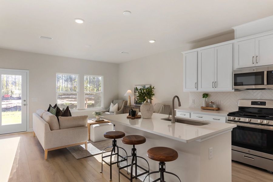 Similar Palmetto floorplan for inspiration - finishes and features vary