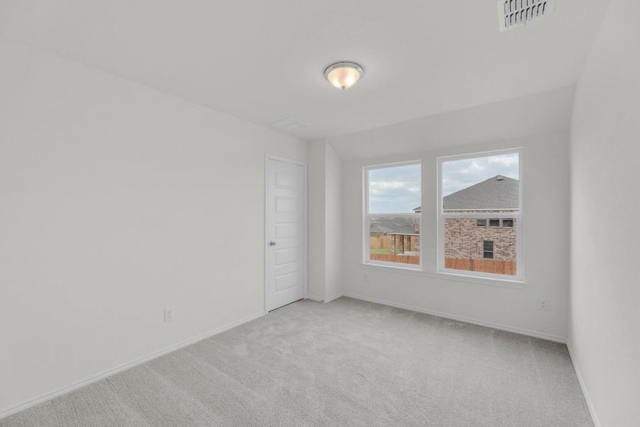 Spacious, unfurnished interior of a new home in Salerno - Classic Collection, Round Rock (Image 20).