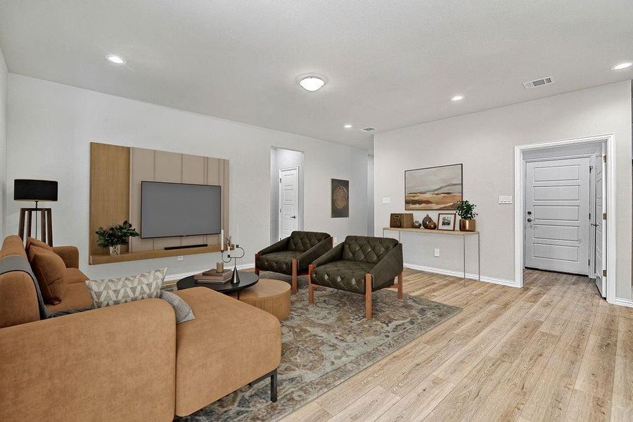 Furnished interior view inside a new home in , Fort Worth (Image 5). Furnished interior view inside a new home in , Fort Worth (Image 5).