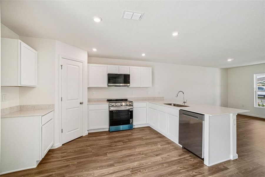 Furnished interior view inside a new home in Sumter Villas, Sumterville (Image 10).