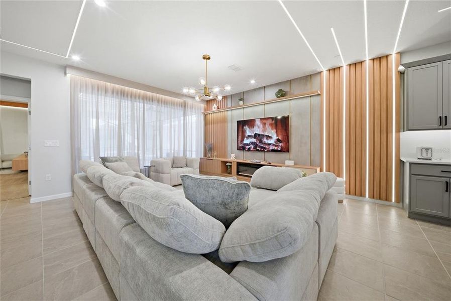 Furnished interior view inside a new home in Solara Resort, Kissimmee (Image 13).