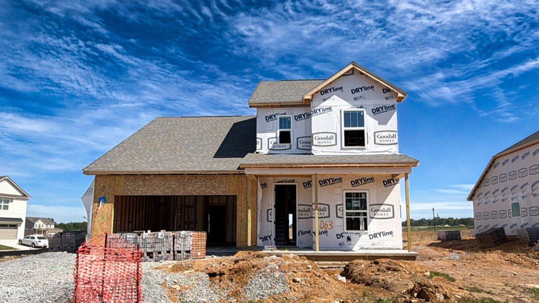 *Photo of actual home under construction May 2026