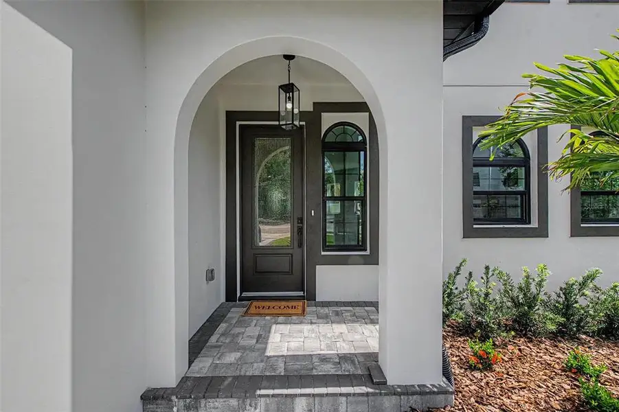 Exterior details and patio area of a home in , Tampa (Image 4). Exterior details and patio area of a home in , Tampa (Image 4).
