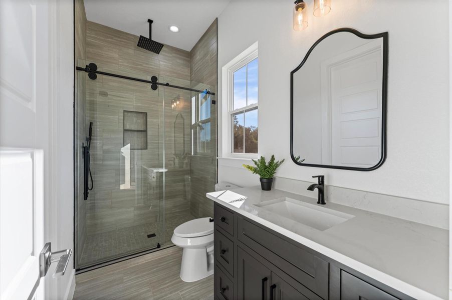 Furnished interior view inside a new home in , Conroe (Image 6).