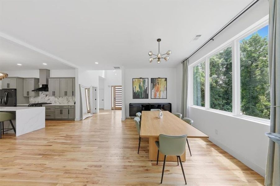 Furnished interior view inside a new home in , Atlanta (Image 7).