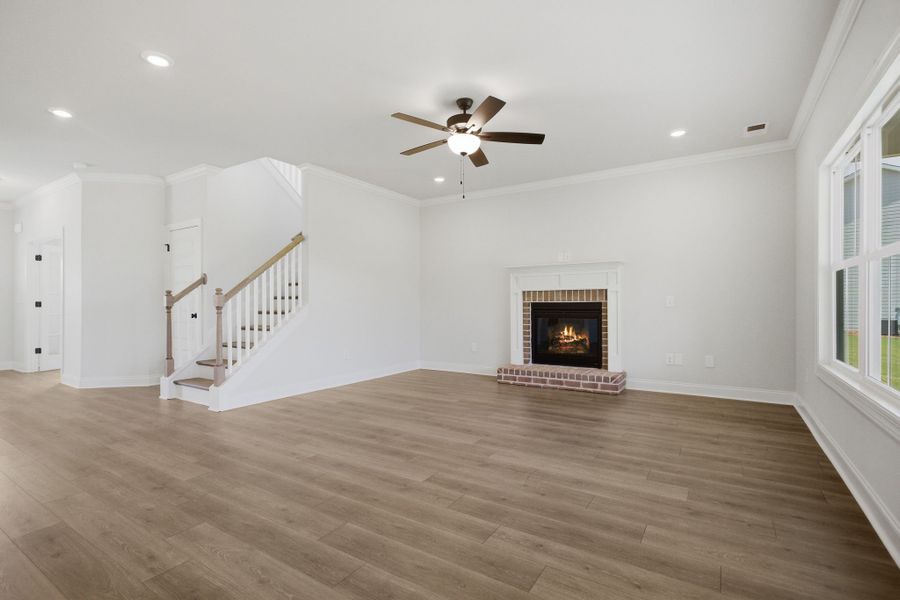Spacious, unfurnished interior of a new home in Cherokee Knoll, Williamston (Image 15).