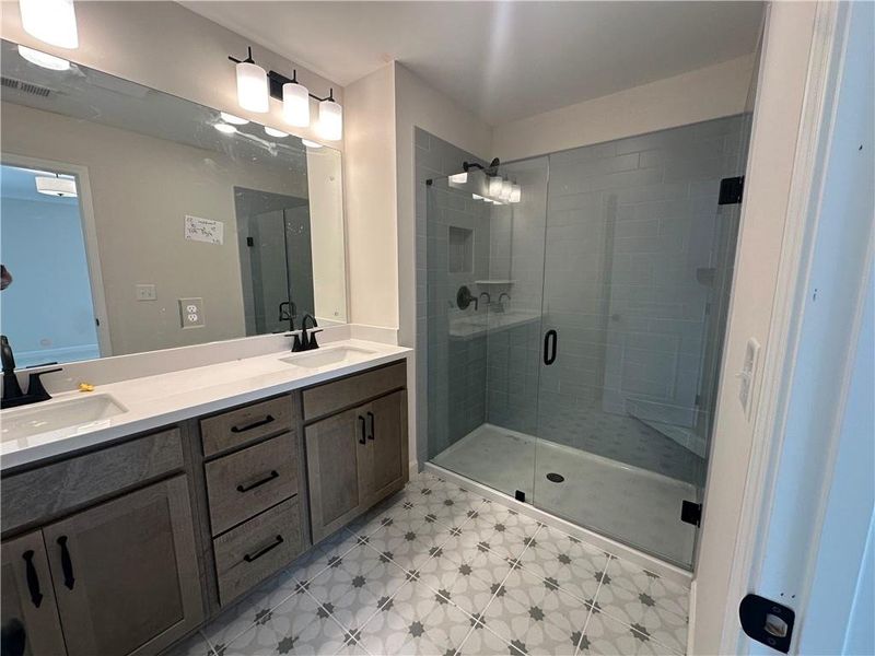 Furnished interior view inside a new home in Wildwood Place, Powder Springs (Image 9).