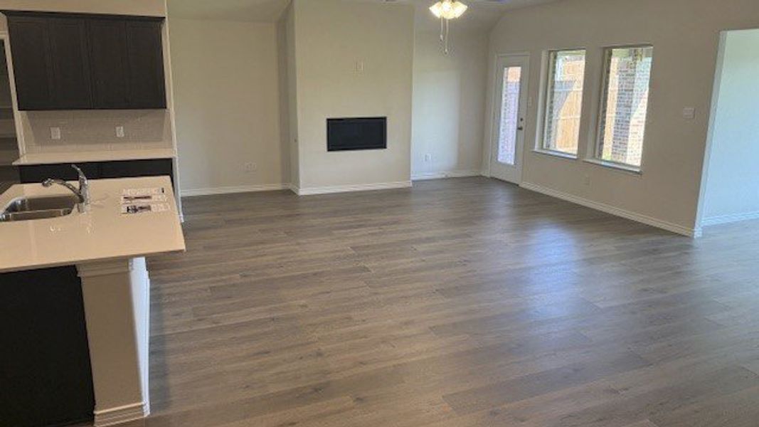 Spacious, unfurnished interior of a new home in Fireside by the Lake, Garland (Image 5).