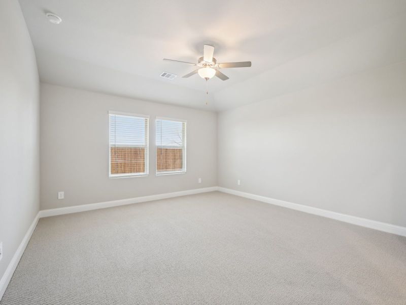 Spacious, unfurnished interior of a new home in Parks at Foster Crossing - Premier Series, Anna (Image 22). Spacious, unfurnished interior of a new home in Parks at Foster Crossing - Premier Series, Anna (Image 22).