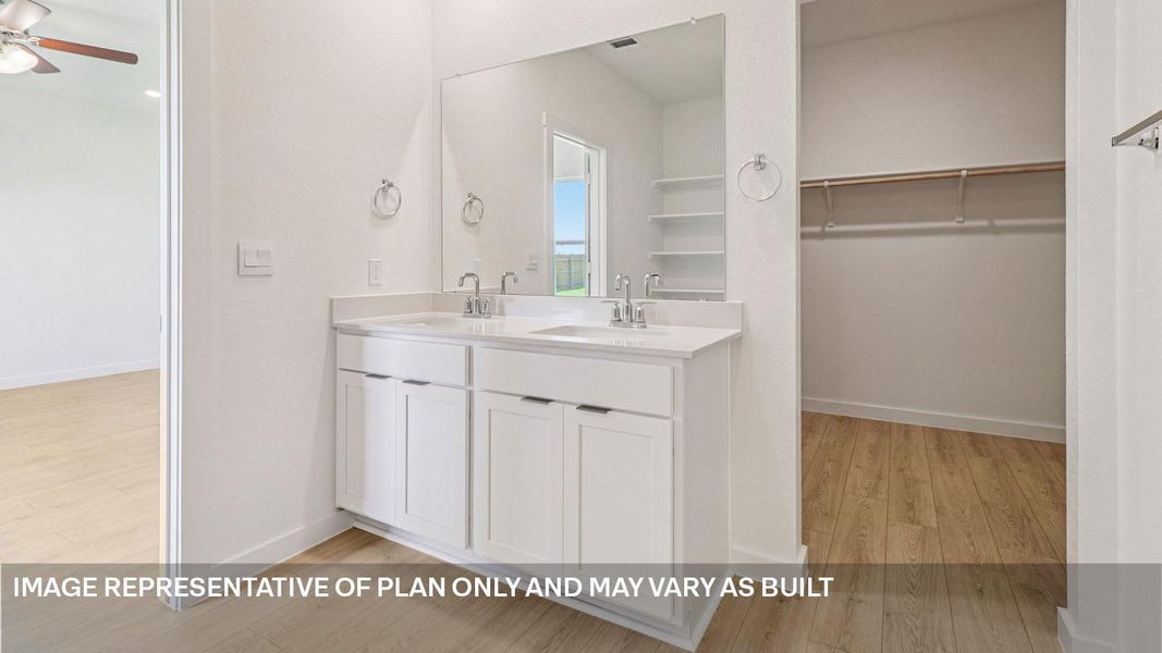 Furnished interior view inside a new home in Monarch Ranch, Manor (Image 8).
