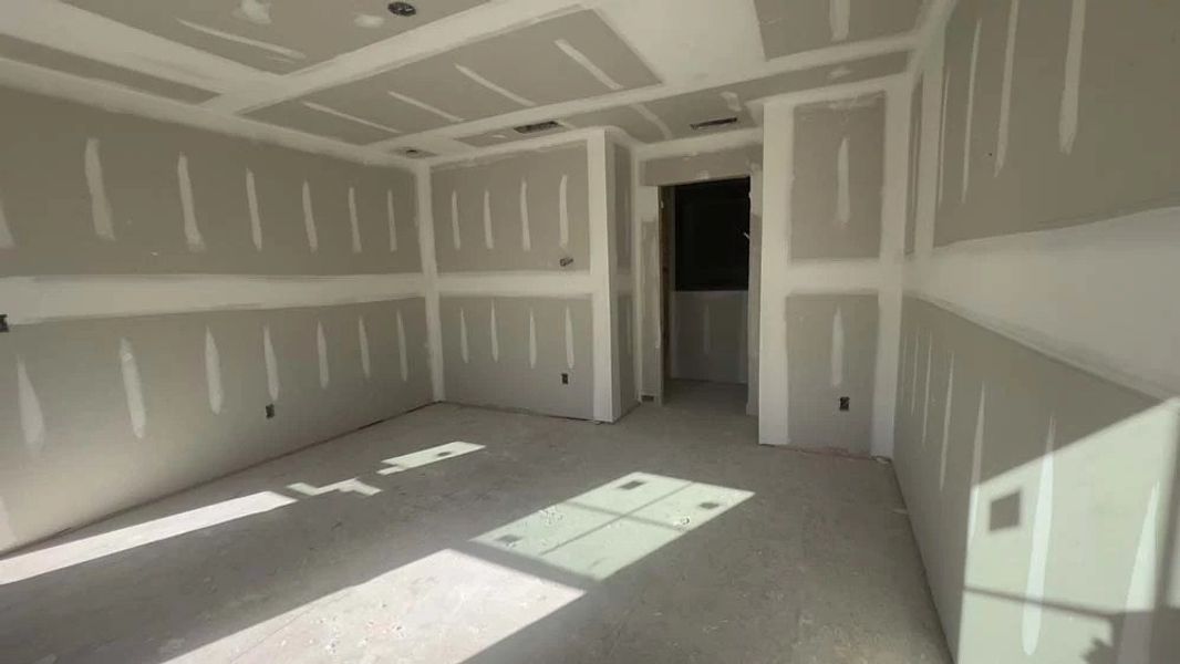 Primary Bedroom Construction Progress Primary Bedroom Construction Progress