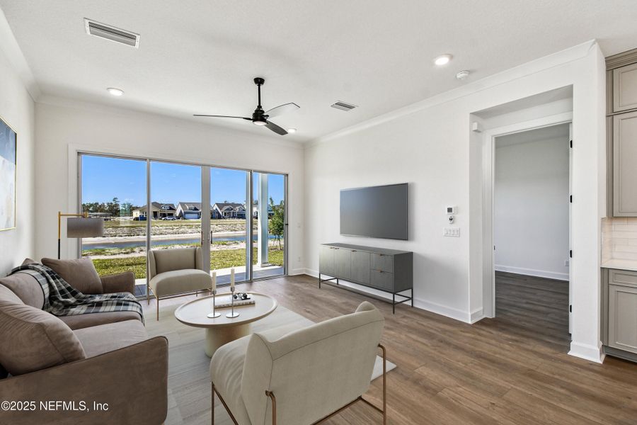 Furnished interior view inside a new home in Seven Pines 50' Front Entry, Jacksonville (Image 7).