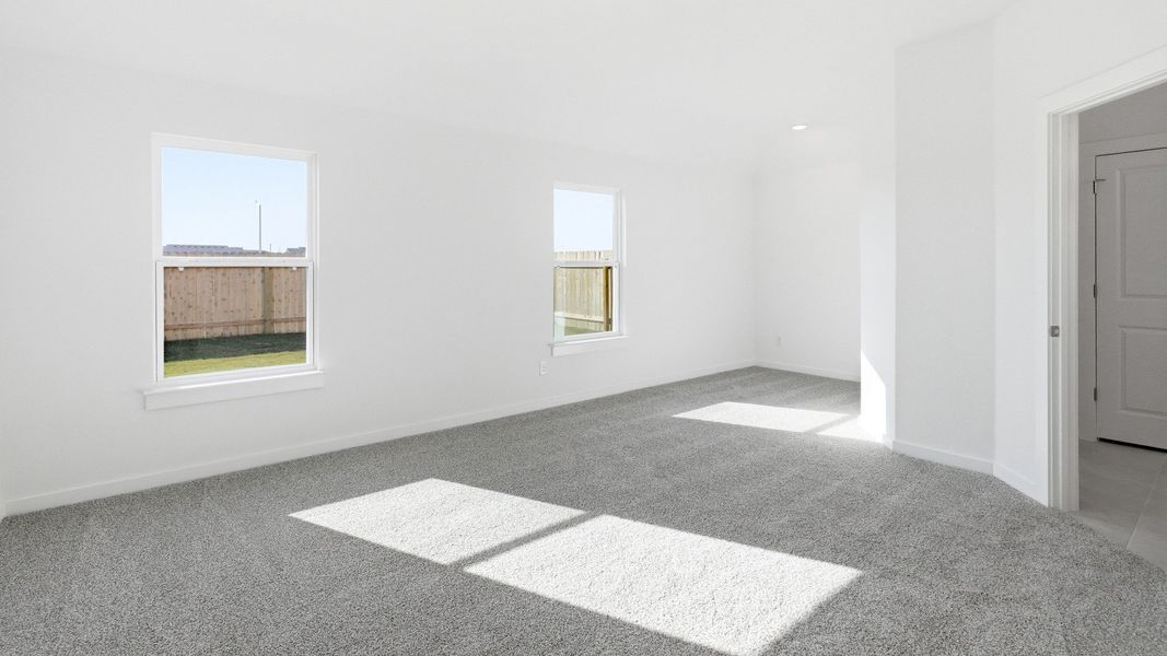 Furnished interior view inside a new home in Sky Ridge, San Marcos (Image 8).
