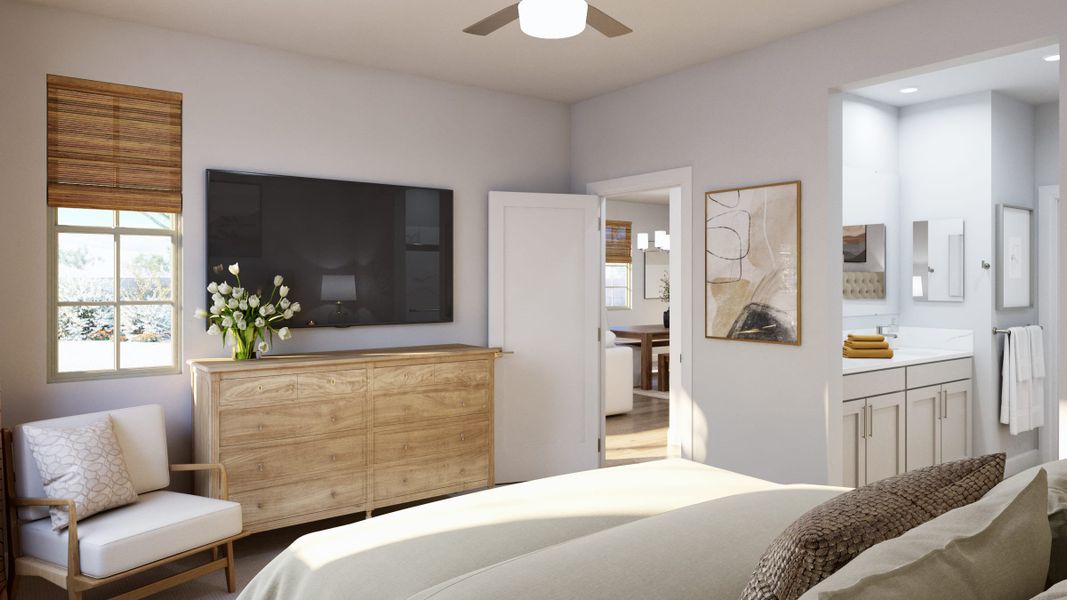 Primary Bedroom | Cielo | Mira Vista at Victory in Buckeye, AZ by Landsea Homes