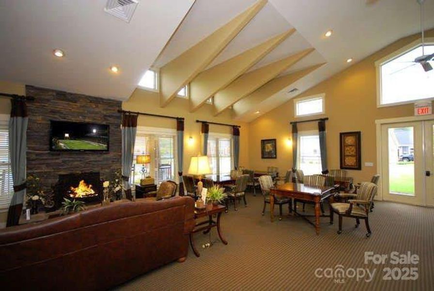 Clubhouse interior Clubhouse interior