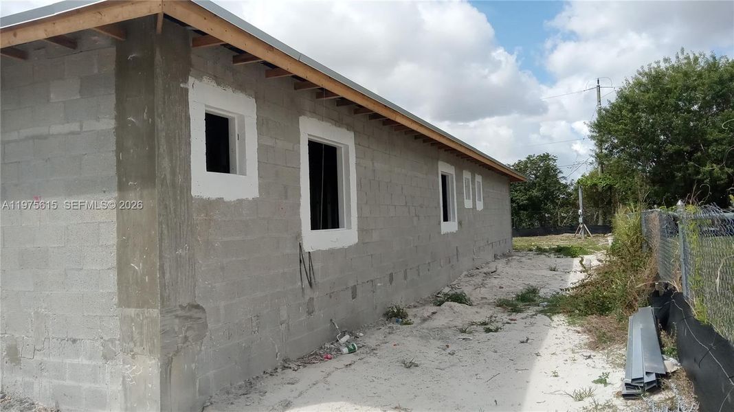 In-progress construction of a new home in , Miami Gardens, FL (Image 11).