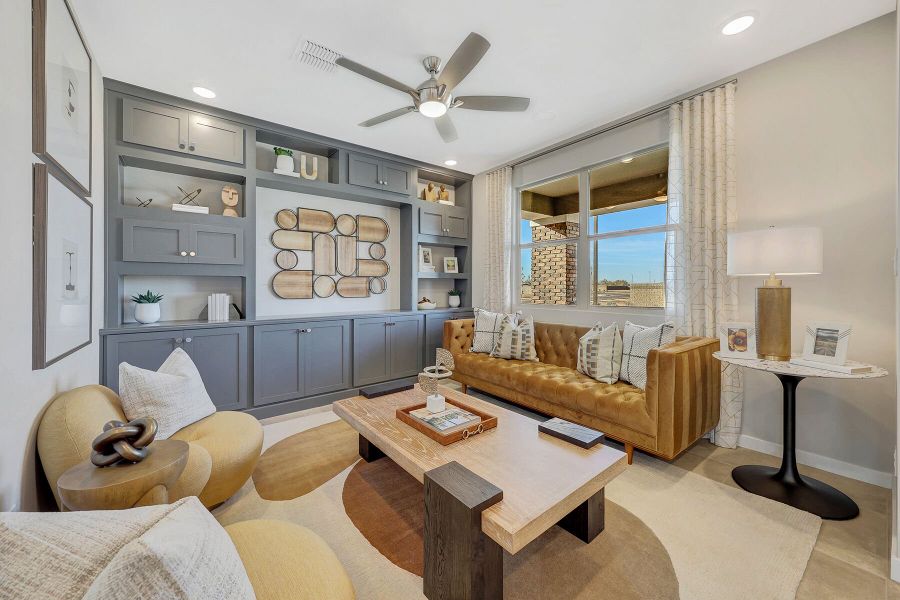 Representative furnished interior of a home built from the Lagoon by Mattamy Homes in Tierra Vistoso, Surprise (Image 19).