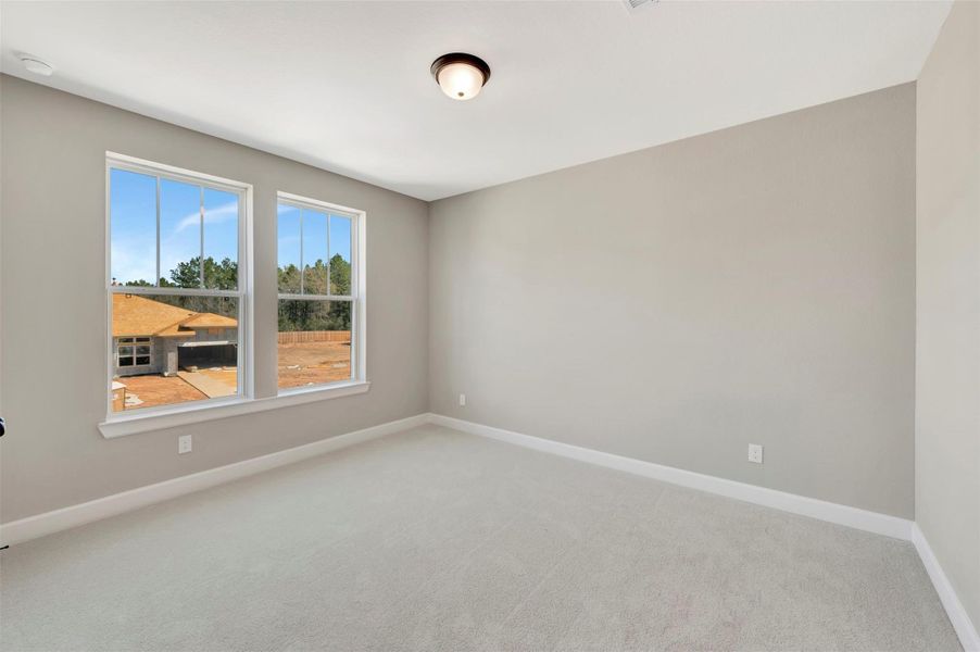 Another 2ndary bedroom with big windows