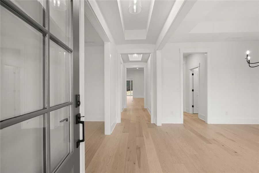 Spacious, unfurnished interior of a new home in Soleil Belmont Park, Canton (Image 48).