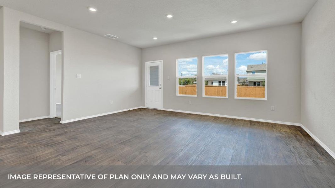 Spacious, unfurnished interior of a new home in Paramount, Kyle (Image 23).