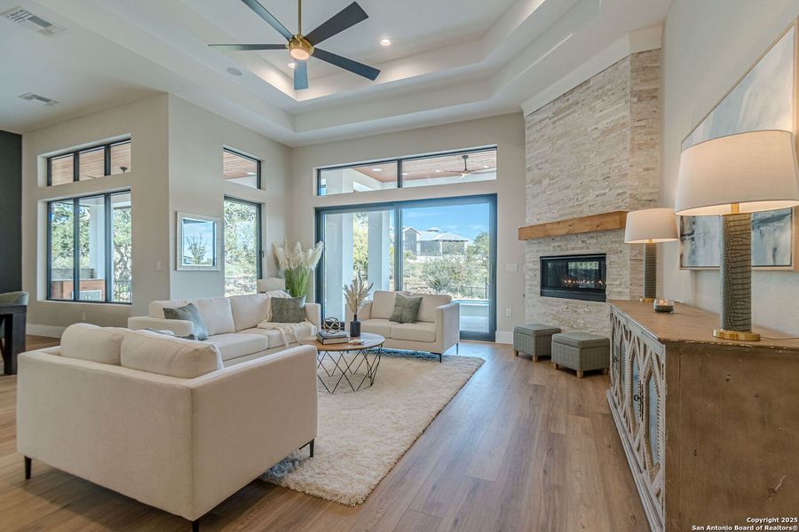 Furnished interior view inside a new home in , New Braunfels (Image 8). Furnished interior view inside a new home in , New Braunfels (Image 8).