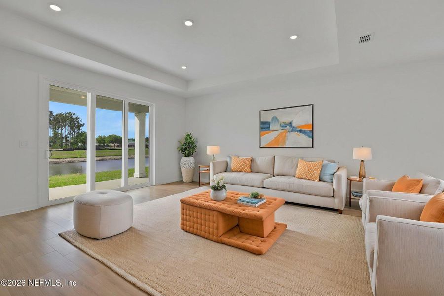 Furnished interior view inside a new home in Amberly, Green Cove Springs (Image 13).