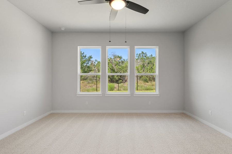 Spacious, unfurnished interior of a new home in Capitol Collection at Lariat, Liberty Hill (Image 34). Spacious, unfurnished interior of a new home in Capitol Collection at Lariat, Liberty Hill (Image 34).