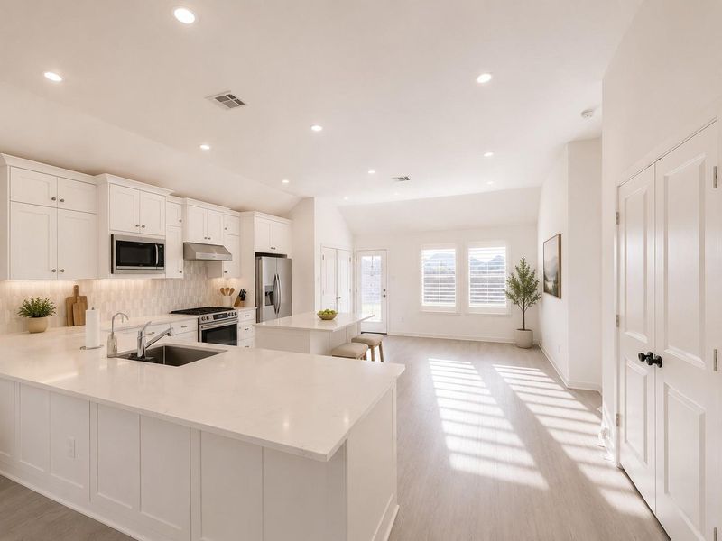 Furnished interior view inside a new home in , Katy (Image 7).