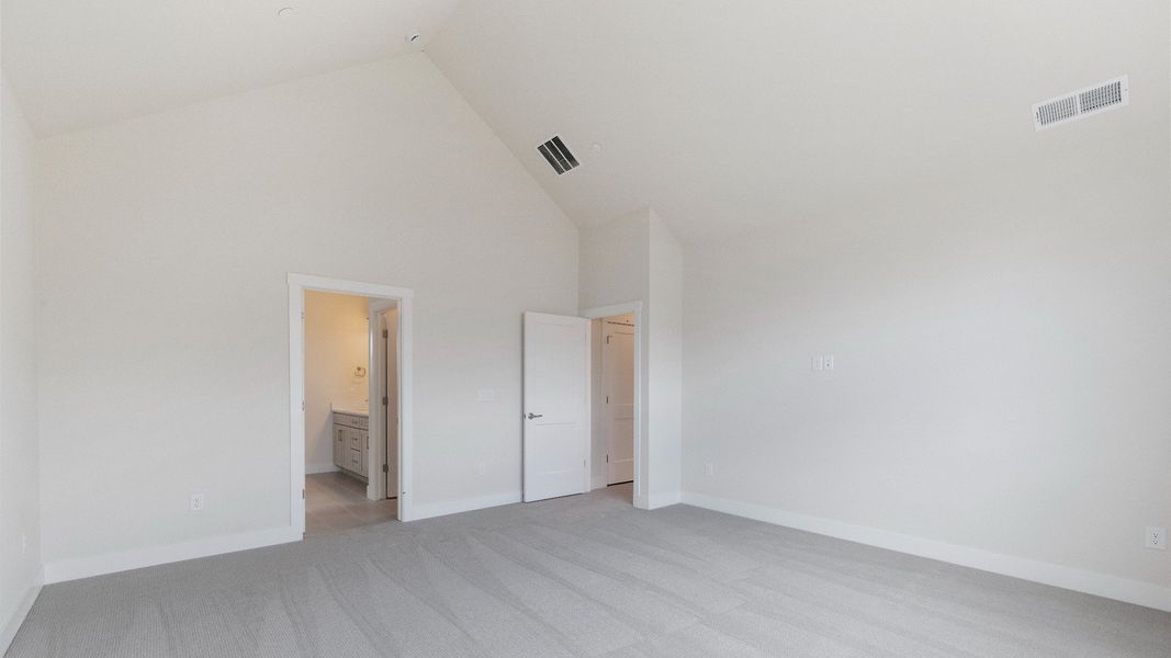 Furnished interior view inside a new home in Dillon Pointe - Journey, Broomfield (Image 30).