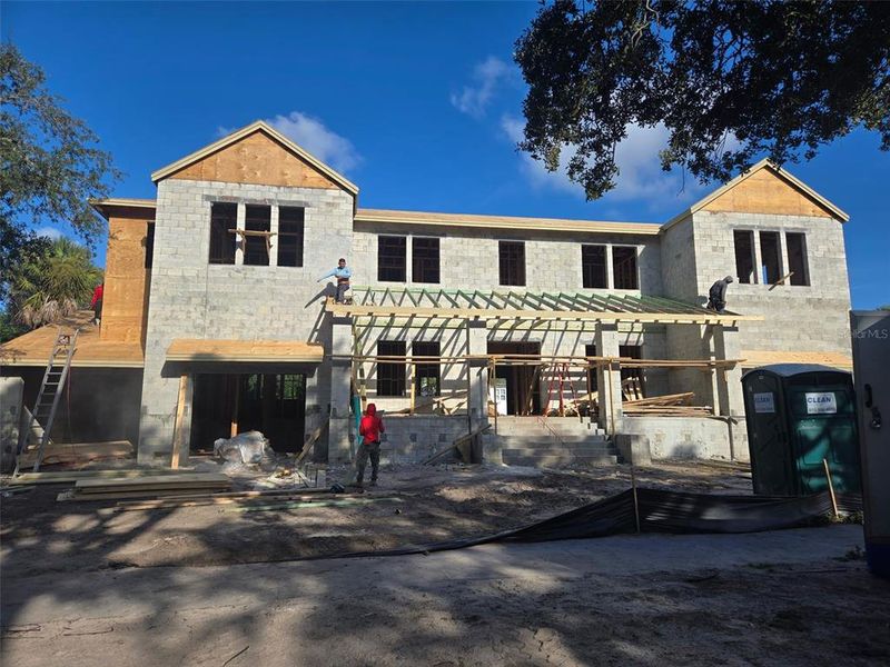 In-progress construction of a new home in , Tampa, FL (Image 22). In-progress construction of a new home in , Tampa, FL (Image 22).