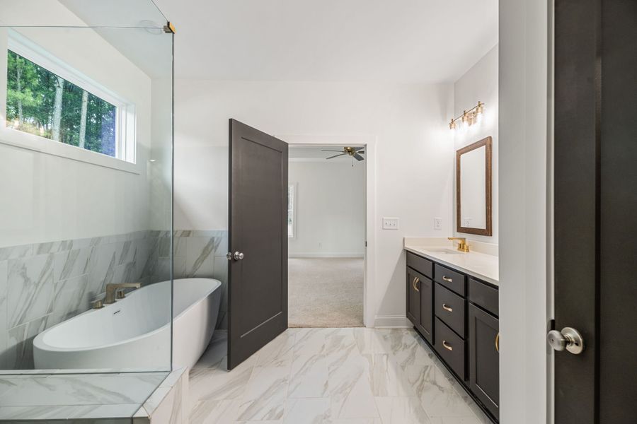 Furnished interior view inside a new home in Flint Farms, Concord (Image 5).