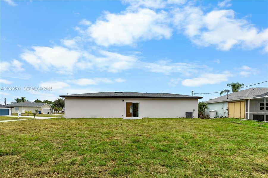 Exterior details and patio area of a home in , Palm Bay (Image 4). Exterior details and patio area of a home in , Palm Bay (Image 4).