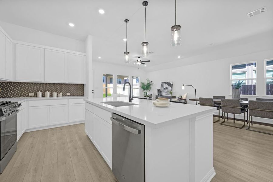 Furnished interior view inside a new home in Nolina 45s, Georgetown (Image 13).