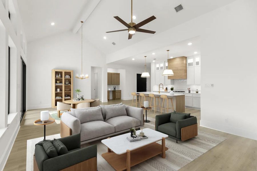 Granbury E Family room Granbury E Family room