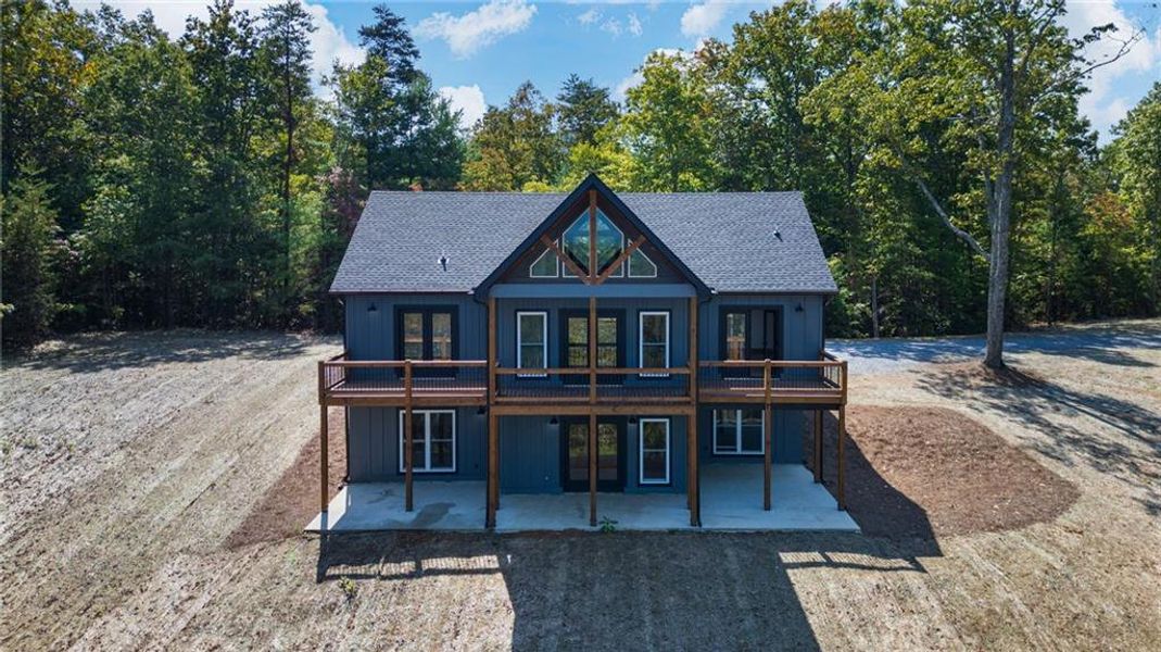 Front exterior of a new home in , Ellijay, GA, highlighting curb appeal (Image 29).