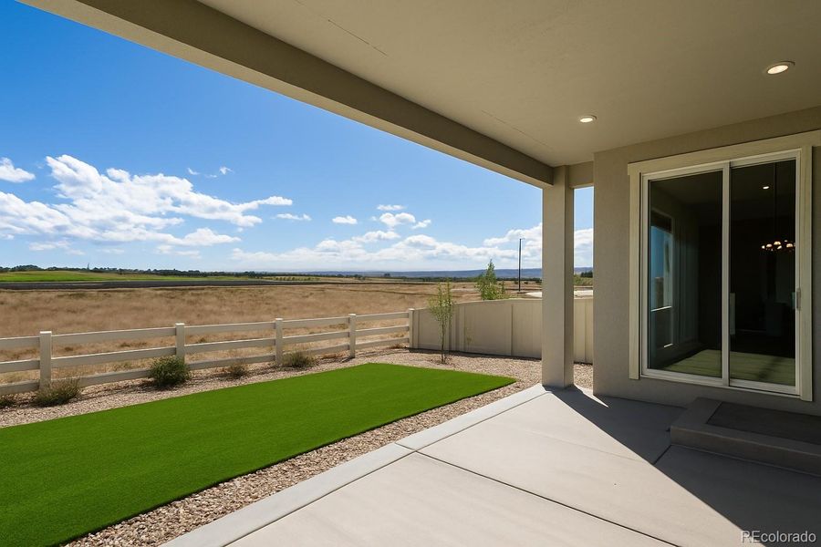 Exterior details and patio area of a home in , Pueblo (Image 17).