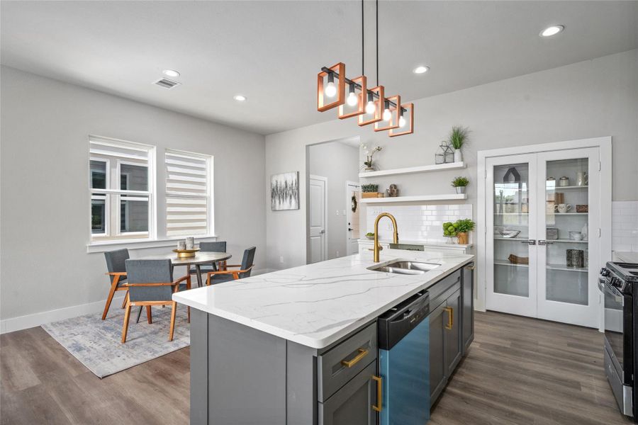 Furnished interior view inside a new home in , Houston (Image 30).