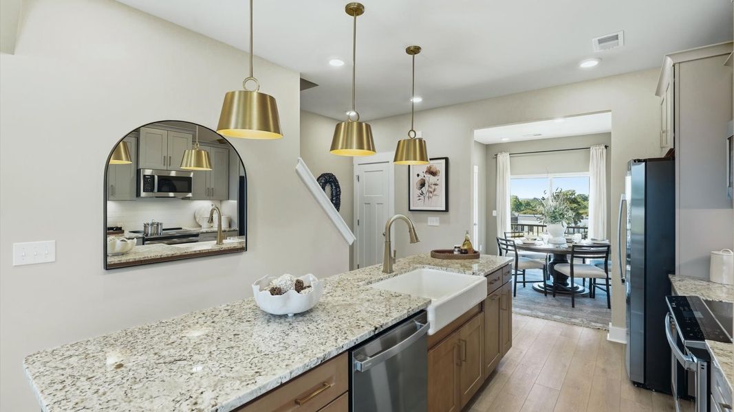 Furnished interior view inside a new home in Traynham Place, Greenville (Image 22).