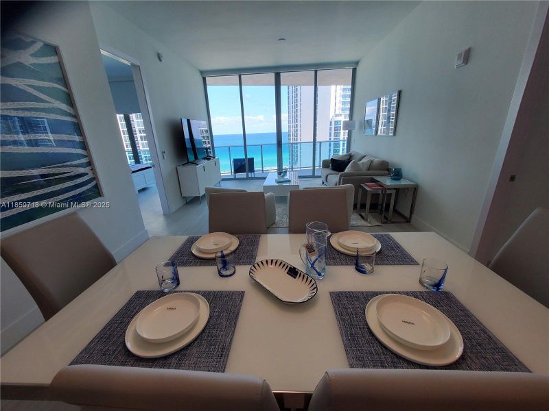 Furnished interior view inside a new home in , Sunny Isles Beach (Image 6).