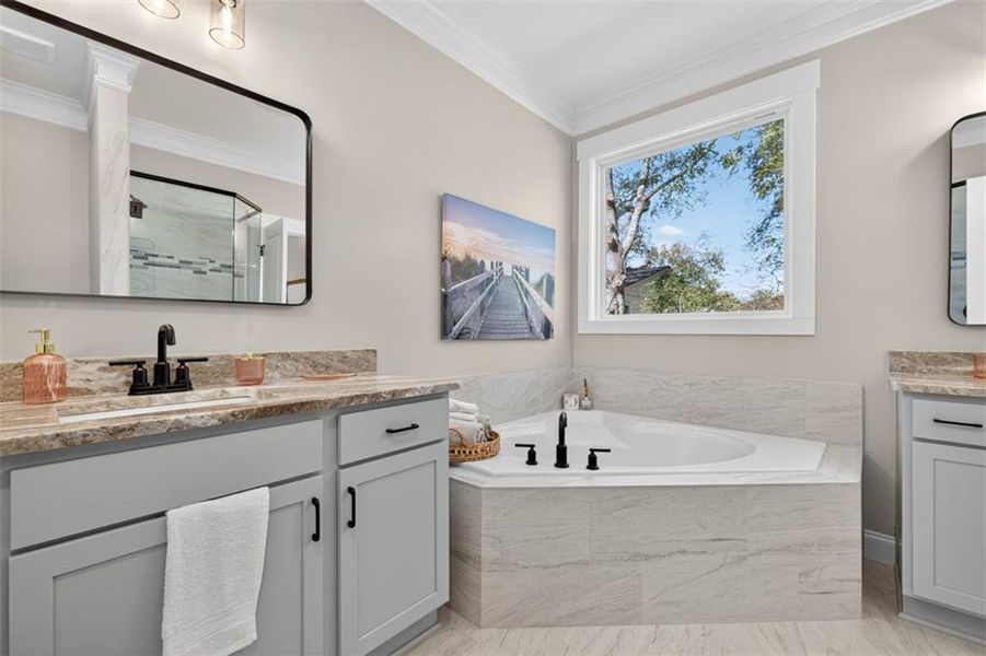 Furnished interior view inside a new home in , Covington (Image 16).