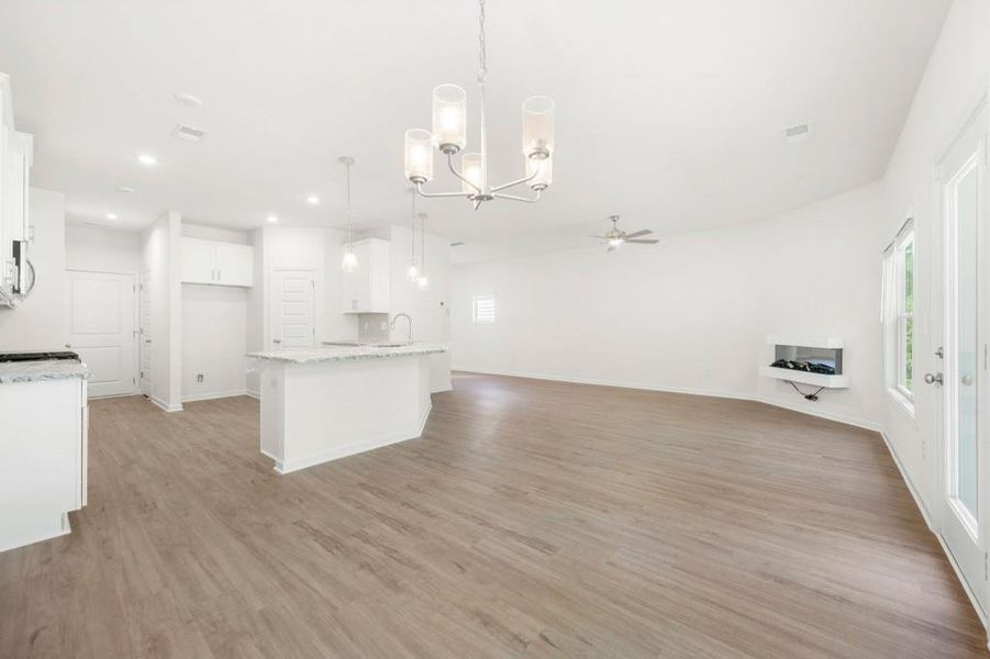 Furnished interior view inside a new home in Jefferson Street, Austell (Image 11).