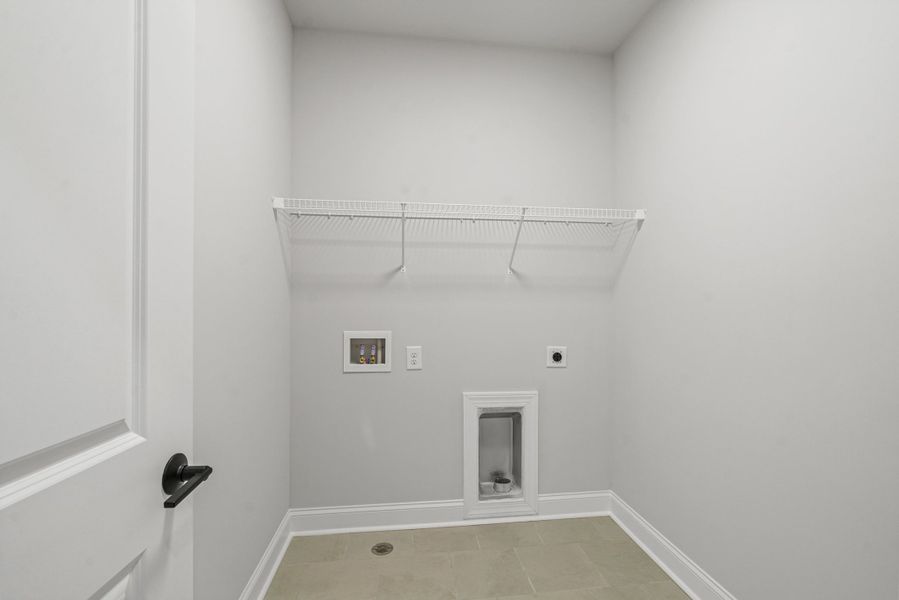 Representative unfurnished interior of a home built from the The Osbourne by The Providence Group in Waterhaven, Cumming (Image 32).
