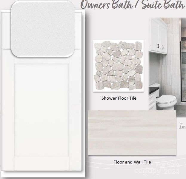 designer primary bath selections