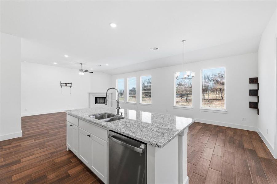 Furnished interior view inside a new home in , Boyd (Image 9).