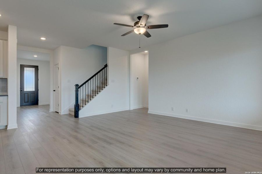 Spacious, unfurnished interior of a new home in Cordova Trails, Seguin (Image 18).