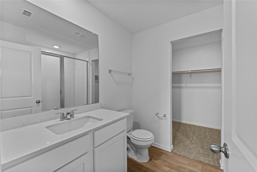 Furnished interior view inside a new home in Prairie Lakes, Buda (Image 7).
