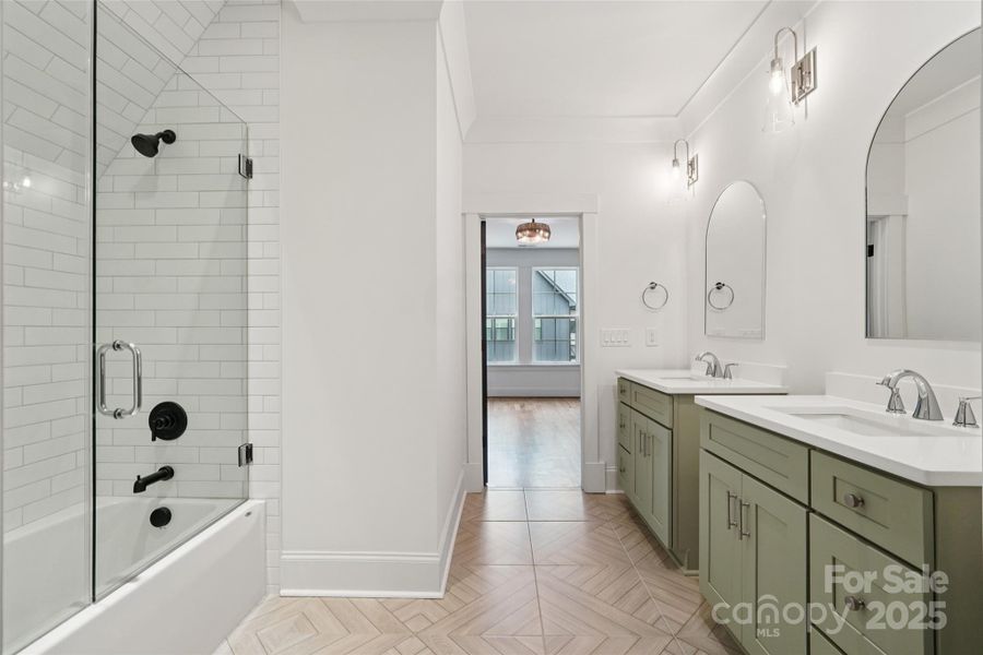 Furnished interior view inside a new home in , Charlotte (Image 19).
