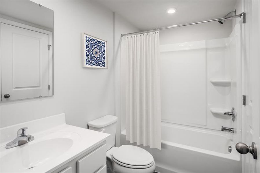 Representative furnished interior of a home built from the Spencer by Ryan Homes in Northerly, Charlotte (Image 22).