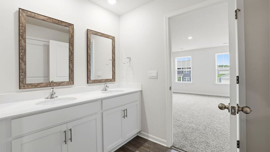 Furnished interior view inside a new home in Bentley Park, Greenwood (Image 13). Furnished interior view inside a new home in Bentley Park, Greenwood (Image 13).